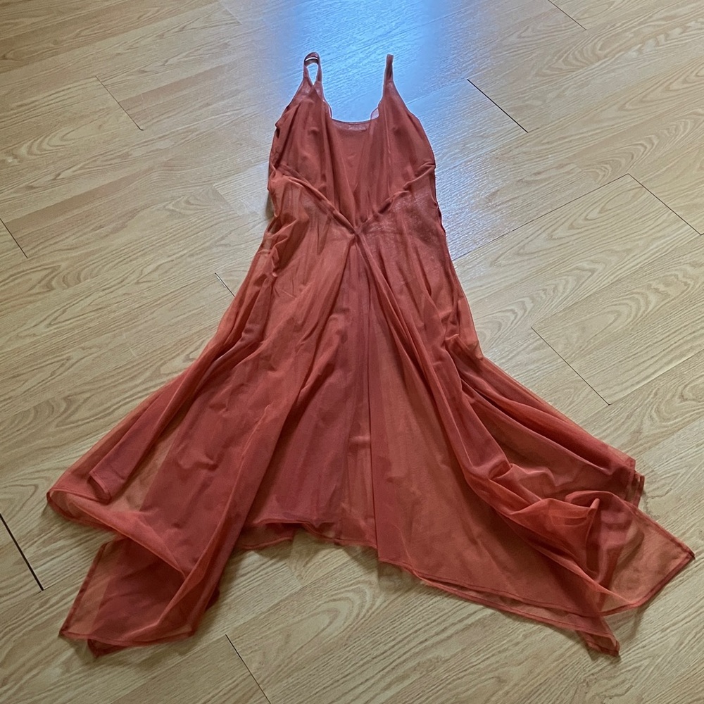 Chic Backless Rust Dress